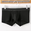 Cuecas masculinas rosqueadas respirável e confortável boxer shorts espaço módulo u saco convexo juventude roupa interior multi-cor calças de canto plano