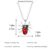 Hanger Kettingen Gothic Spider Ketting Voor Vrouwen Verstelbare Ingelegde Zirkoon Kristal Halfedelsteen Choker Halloween Cadeau