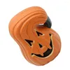 Candle Holders Pumpkin Lantern Ornament Fun Light Halloween Lanterns Glowing Decoration Lights Festival Luminous Pumpkins Statue