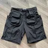 Shorts pour hommes Poche polyvalente Whoisjacov Cargo et ceinture multi-poches de haute qualité pour femmes Culottes surdimensionnées