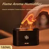 Luftfuktare arome eterisk olja diffusor flamdiffusor de aromatizador rumskontor tung dimma mist svart diffusor luftfuktare maker yq230926