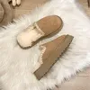 النعال Apanzu Flats في الكاحل 2023 منصة الشتاء نساء الثلج أحذية جلد الغزال أفخم أحذية غير رسمية دافئة سميكة القوطي