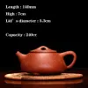 240cc Real Handmade Yixing Clay Teapot Chinese Kettle Puer Tea Set Kung Fu Zisha Teaware 2107242661