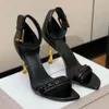 patent leather high-heeled sandals 10.5cm ankle strap stiletto heels Dress Shoes Luxury designer sandals Office party shoes Nude Blue Green black brown purple