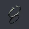 2023 NEW 316L Titanium Steel Cuff Bracelet Bracelet Luxury Bracelet to Menwomen Europeans Classic Designer Bracelets Jewelry