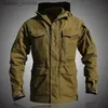 Parkas pour hommes M65 UK US Army Vêtements Casual Tactique Coupe-vent Hommes Étanche Vol Pilote Manteau À Capuche Militaire Veste Hiver Automne L230926