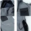 Vestes pour hommes Vestes tactiques en peau de requin Hommes Militaire Soft Shell Veste à capuche coupe-vent imperméable Uniformes fonctionnels extérieurs Multi-poches 230926