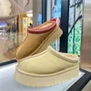 Stivali australiani classici Pantofole Tasman Ciabatte in pelliccia Tazz ultra Mini Shearling Platform Scarponi da neve slip-on Les Petites lana scamosciata inverno stivaletti firmati da donna