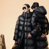 Women Down Parkas Cekcya matka i córka pasują do kurtek z Hood Winter Korean Fashion Mommy I tego samego wyglądu z kapturem odzież wierzchniej 230925