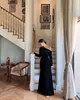 Black Off The Shoulder Mermaid Evening Prom Dresses Sleeve Beaded Formal Gown Satin Long Vestidos De Noche 326 326