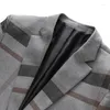 Men's Suits Plus Size 4XL 5XL Top Quality Blazers Men 2024 Brand Clothing Dark Blue Grey Blazer Hommes Slim Fit Casual Elegant Suit Jacket