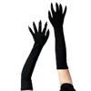 Guantes de cinco dedos Cool Halloween guantes largos fantasma garra vestir guantes moda rojo uñas largas Cosplay Halloween guantes divertidos A529 230926