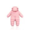 Rompers LZH Baby Snowsuit Infant born Clothes Kids Winter Jumpsuit For Boys Girls Romper For Baby Overalls Children Christmas Costume 230925