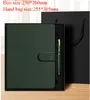 Notepads PU Saffiano Leather Portable Notebook Looseleaf Detachable Buckle Ring Thick A5 Business Office Workbook Gift Set 230926