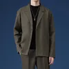 Пиджаки для мужчин, повседневные пиджаки, весенне-осенняя уличная одежда, легкий пиджак, тонкая крутая мужская модная одежда, новинка 2023 года