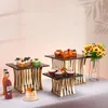 Bakeware Tools Creative Cake Rack Fruit Tray Dessert Table Snack Display Tea Break Stand Wedding Food Booth