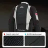 Andra kläder ny man motorcykeljacka vattentät chaqueta moto bärbar rid racing moto skydd motocross kostym med CE -protrctor x0926