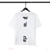 Men's T shirts Graffiti T-shirts Palms Palmangel City Designer Limited Inkjet Graffiti Letter Printing Men's Women's Sailboat Short-sleeved Casual Palmes Angels Angel