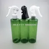 Lagringsflaskor burkar skönhet uppdrag 250 ml 24 st mycket grön tom plast spray fin dimma husdjur flaska frisörande vattensprutan h313a