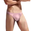 Mutande Slip da uomo sexy Intimo bikini trasparente ultrasottile Perizoma in rete setosa Pantaloncini traspiranti Lingerie Casual Comodo
