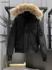 Parkas Coats erkek bayan tasarımcıları ceketler aşağı ceketler veste homme kış kürk kapüşonlu kıyafetler fourrure haritalar baskılı dış geyler tasarımcı kanada parkas