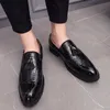 Dress Shoes Fashion Shoe Office for Men Casual Breathable Leather Loafers Driving Moccasins Comfortable Slip on Three Color 230925