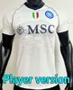 Wersja gracza 23 24 Napoli piłkarskie koszulki Neapol 2023 2024 Zieliński Anguissa Olivera Kvaratskhelia Football Shirt Osimhen Fabian Lozano Maillots de Foot Tops