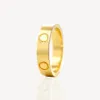 Encanto nupcial anillos de amor para mujer anillo de bodas de oro pareja joyería banda titanio acero diamantes casual moda calle clásico Optiona263C