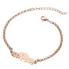 Charme Pulseiras Elefante Borboleta Bangles Animal Chain Link Pulseira Feminina Aço Inoxidável para Mulheres Acessórios Drop Delivery Jewel Dhayr