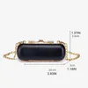 Evening Bags Mini Lipstick For Case Holder Faux Leather Bag With Mirror Detachable Chain Travel Crossbody Makeup Cosmetic E74B