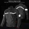 Herrjackor Vemar Summer Motorcykeljacka Men Motocross Jacket Motorcyklist Jacka Protective Gear Coat Racing Reflective Oxford Clothing 230925