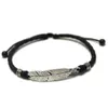 Fußkettchen Einfache verstellbare handgemachte Blatt gewebte Seil Glück Fuß Armband für Frauen Männer Jewelry282r