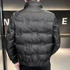 Mens Down Parkas Casual Autumn Winter White Duck Jackor Outwear Warm Solid Puffer Coats Stand Colle Thicken Tops Clothing 230925