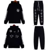 Survêtements pour hommes pull pantalon ensemble designer sweats à capuche streetwear sweat-shirts costume de sport broderie peluche lettre décoration épais sweats à capuche hommes pantalons taillesS-XL