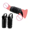 Extensions 12 pcs Large Size Penis Extender Reusable Sleeve Girth Impotence Dick Enlargement Sex Toys Cock Ring For Men 230925