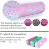 Yoga Blocks YECOKISO 45/60CM Iridescent Cloud Yoga Foam Roller Pilates Block High-density Floating Roller GYM Fitness Body Massage Roller 230925