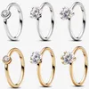 2023 New Wedding Ring for Women Designer Gift DIY fit Pandoras Nova Lab-grown Diamond Ring plated 14k Gold Fashion girlfriend Party Jewelry Accessories