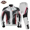Men's Jackets HEROBIKER Waterproof Motorcycle Jacket Man Racing Suit Wearable Motorcycle JacketMotorcycle Pants Moto Set With EVA Protection 230925
