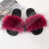 Strand slippers modieuze pluche dia dames slippers nep harige sandalen faux bont schuifregelaar mooi meisje pluizige schoenen vrouw t230926 4 r