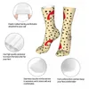 Chaussettes pour hommes Yayoi Kusama Artiste Hommes Femmes Drôle Heureux Art Japonais Harajuku Printemps Été Automne Hiver Cadeaux