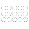 Other Desk Accessories 100Pcs LooseLeaf Connective Rings DIY Opening Hoops Binding Inner Diameter 25mm Outer 30mm 230926