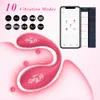 Vibrators 9 Speed APP Gecontroleerde Vaginale G-spot Dual Motor Vibrerende Ei Massager Wearable Stimulator Volwassen Speeltjes voor vrouwen 230925