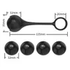 Masturbators Heavy Weight Glans Exerciser 4 Balls Dumbbell Hanger Penis Trainer Cock Rings Stretcher Dick Extender Adult Sex Toys for Men 18 230925