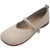 Sapatos de vestido boca rasa casual mulher sapato quadrado dedo do pé feminino calçado elegante macio outono modis confortável mocassim outono verão 230925