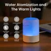 Humidifiers 120ml Aroma Essential Oil Diffuser USB Aromatherapy Air Humidifier Cool Mist Maker for Home Office with Colorful Night Light YQ230926