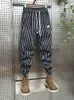 Pantalones para hombres Jogger a rayas Pantalones de chándal Hombres Harajuku Hip Hop Streetwear Popular Único Harem Pantalones Pantalones de marca de alta calidad J230926