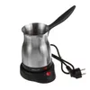 800W Portable Electric Coffee Maker Turkish Greek Coffee Machine Rostfritt stål Separat hemmakontor Espresso Te Moka Pot