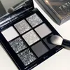 Eye Shadow Smokey Glitter Matte Eyeshadow Palette 9Colors Pearlescent Gray Black Toned Shimmer Makeup Pigments Palett Cosmetics 230926