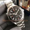 2 Stile schwarze Keramik Automatik Cal 8500 Uhr Kalender Ocean Watches Full Steel Bond 007 Dive 600m Planet Luminous Dive Wristwa247f