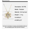 AU750 18-каратное ожерелье в форме звезды из желтого золота с настоящим бриллиантом, подарок для женщин, ювелирные изделия, ожерелья, оптовая продажа